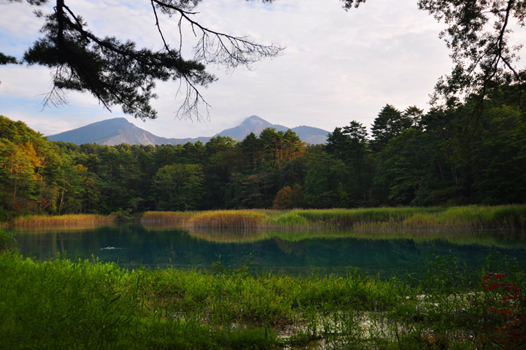 福島・五色沼・瑠璃沼と磐梯山