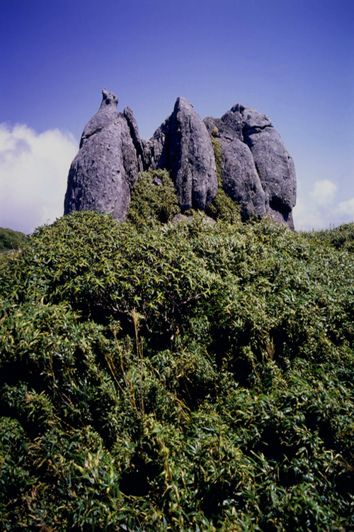 屋久島・宮之浦岳・三面岩