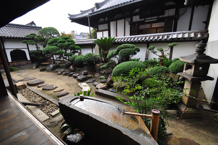 尼崎市寺町・本興寺・庭園