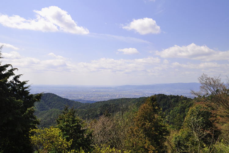 醍醐寺・上醍醐からの景色