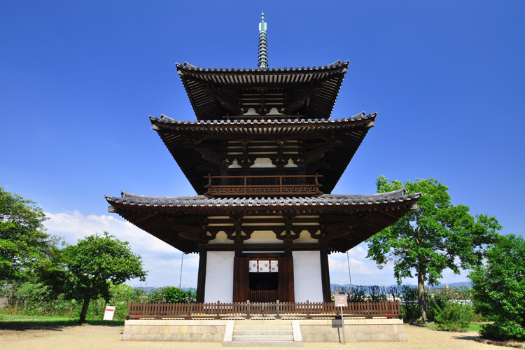 法起寺・三重塔