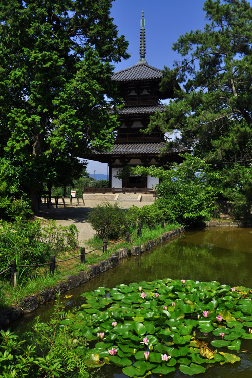 法起寺・三重塔